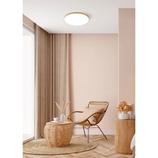 Plafoniera VERI WM-C7300-M-G Zumaline LED, Auriu, Polonia