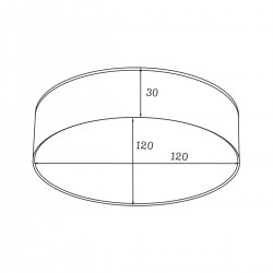 Plafoniera SOLARI WM-TD8880-M-4K-WH Zumaline LED, Alb, Polonia