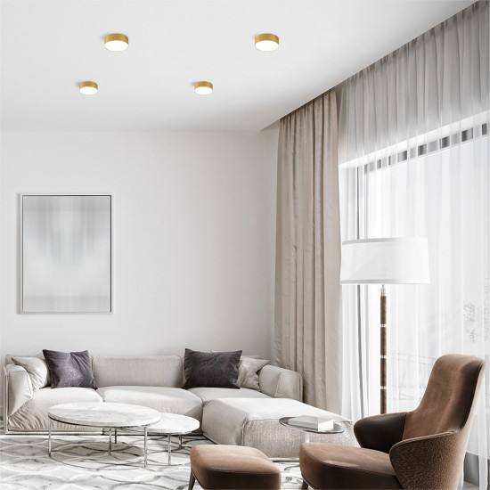 Plafoniera SOLARI WM-TD8880-S-3K-G Zumaline LED, Auriu, Polonia