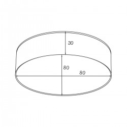 Plafoniera SOLARI WM-TD8880-S-4K-WH Zumaline LED, Alb, Polonia